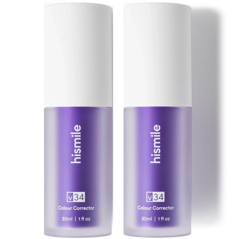 2 X Hismile V34 Farvekorrektor Serum 30 Ml - Tilbud!