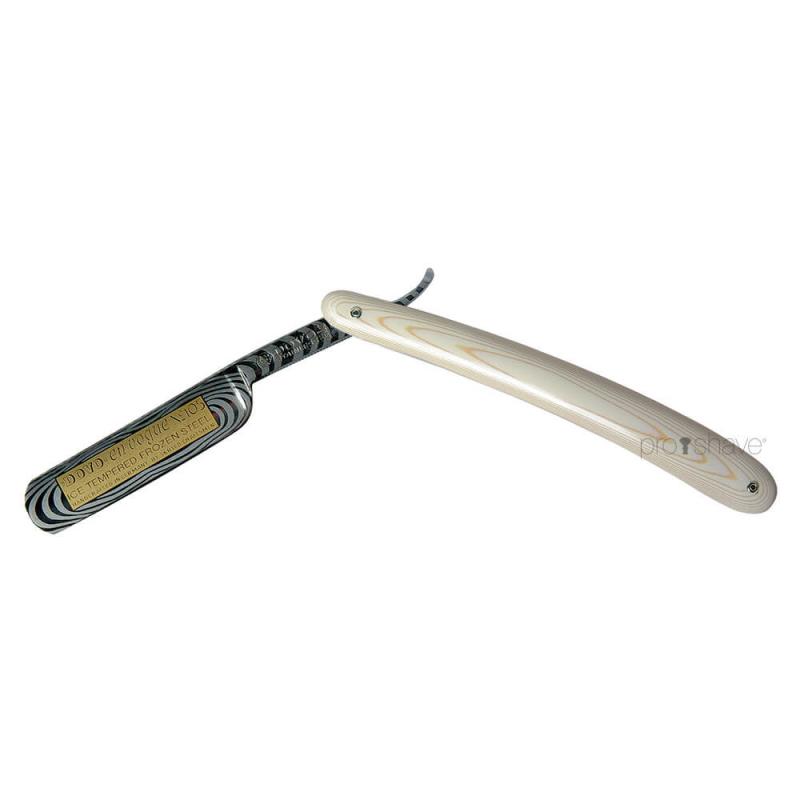 Dovo Barberkniv 5/8" Rundt Nose Micarta Antrasit - Luksus!