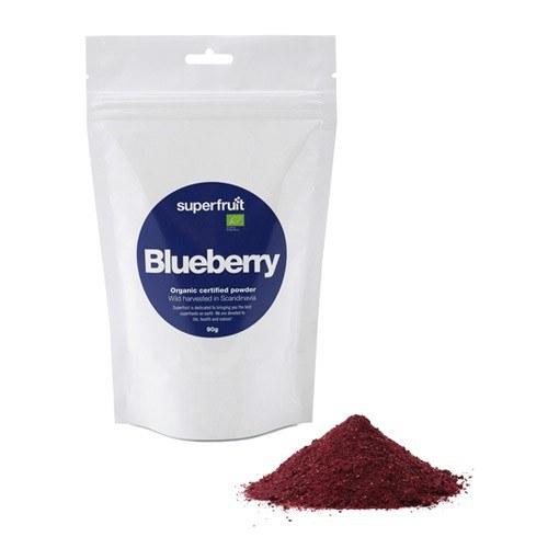 Blåbær Pulver Superfruit - 90 Gram uden tilsætningsstoffer