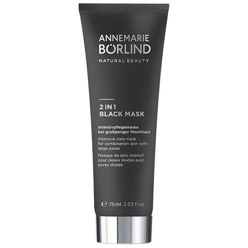 Annemarie Börlind 2 i 1 Sort Maske 75 ml - Rensende Pleje