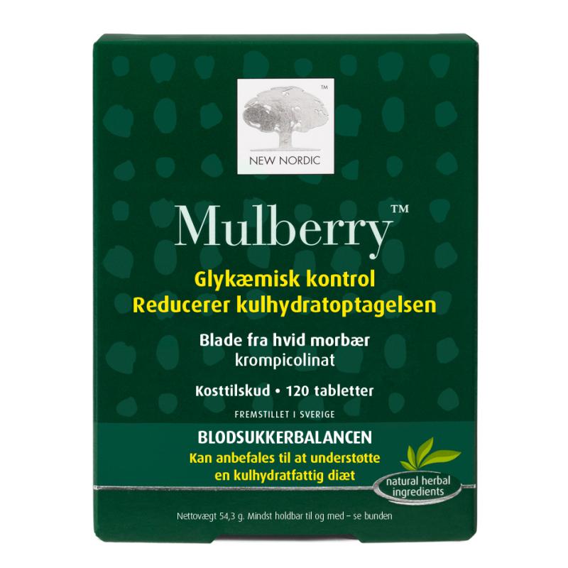 New Nordic Mulberry Bull 120 Tabl - Blodsukkerbalance