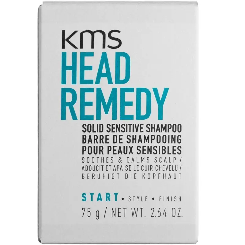 KMS Headremedy Solid Sensitive Shampoo Bar 75 g - Skånsom Rens