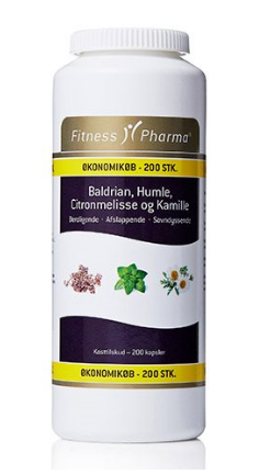 Fitness Pharma Beroligende Kosttilskud - 200 Kapsler