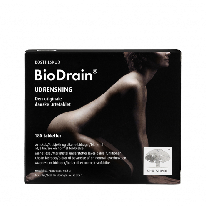 New Nordic Biodrain 180 Tabl - Udrensningstilbud!