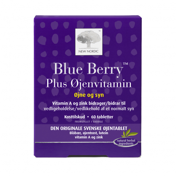 New Nordic Blue Berry Plus - Øjenvitamin 60 Tabl