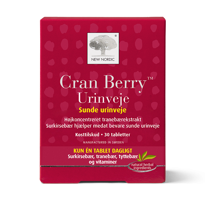 New Nordic Cran Berry 30 Tabl - Sund Urinveje Tilbud