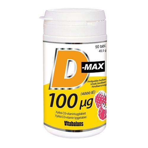 D Max 100 G - 90 Tyggetabletter med D-vitamin