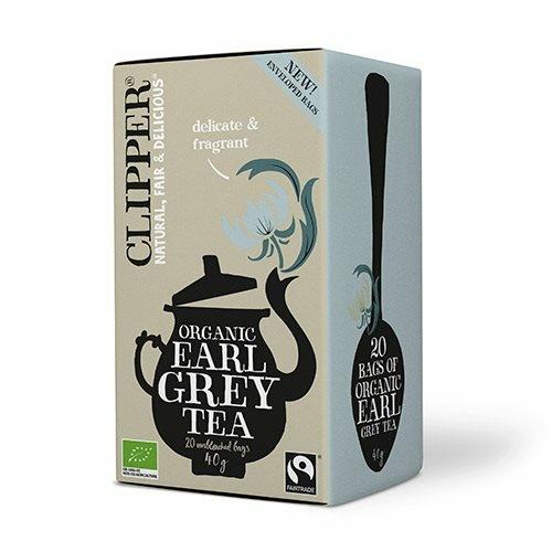 Clipper Earl Grey Te ø 40g - Forfriskende Citrus Smag
