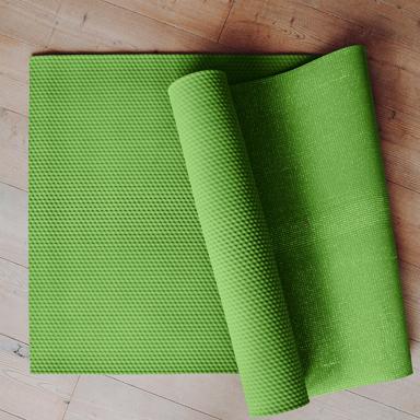 Fair Move Skridsikker Yogamåtte i Limegrøn - Kvalitet til Yoga