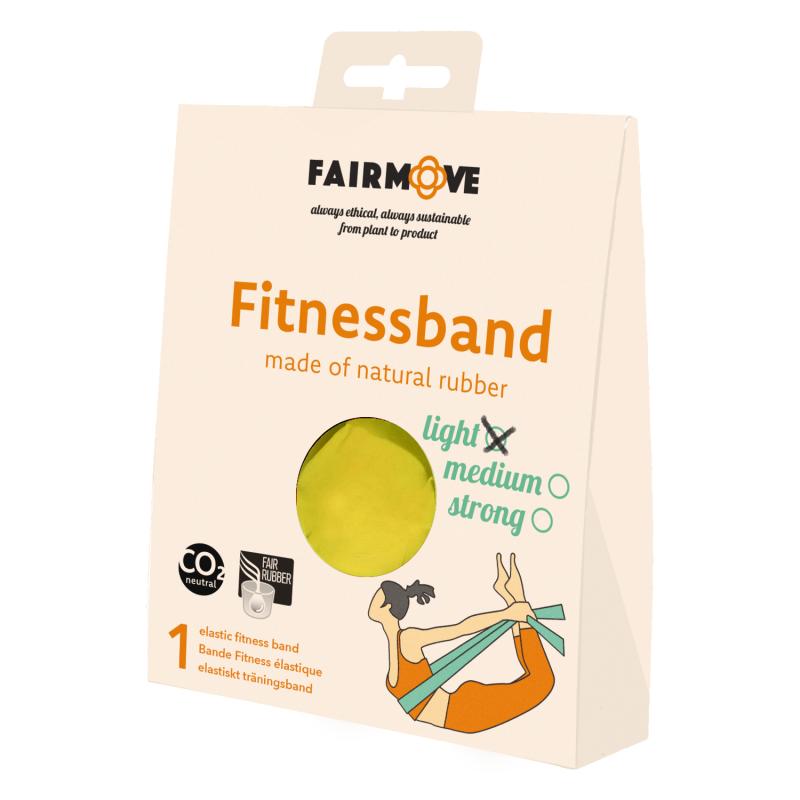 Fair Move Fitnessbånd Gul Light - Perfekt til træning!