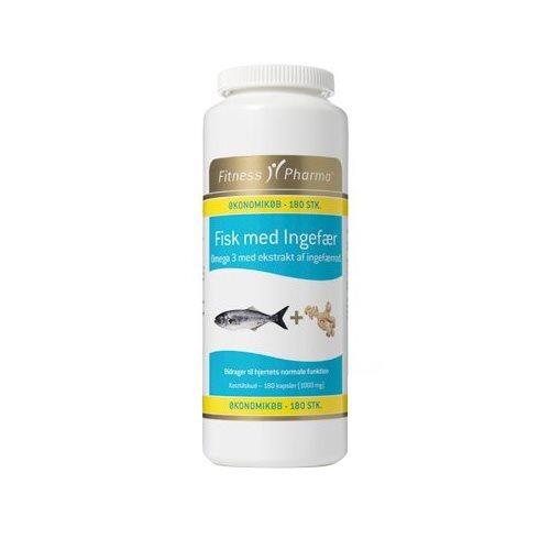 Fiskeolie 500 Mg Fitness Pharma - 360 Kapsler til Sundhed