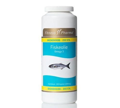 Fiskeolie Fitness Pharma - 200 Kapsler til Sundhed