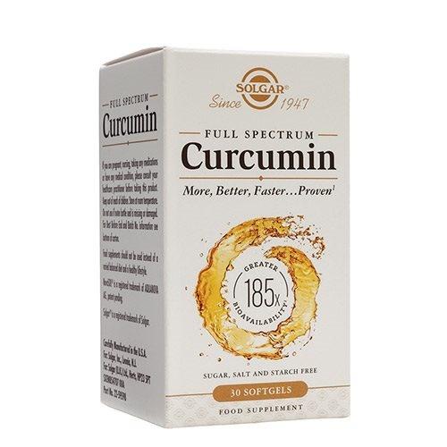 Solgar Full Spectrum Curcumin - Gurkemejeekstrakt 30 Kapsler