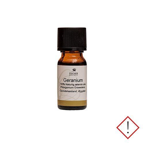 Æterisk Geraniumolie 10 Ml - Naturlig Pleje og Aromaterapi