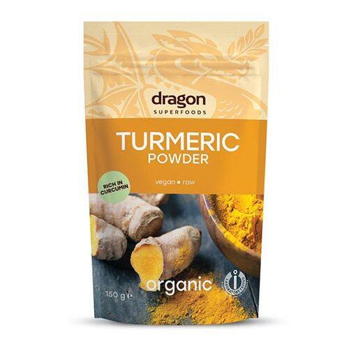 Dragon Superfoods Økologisk Gurkemeje Pulver 150g