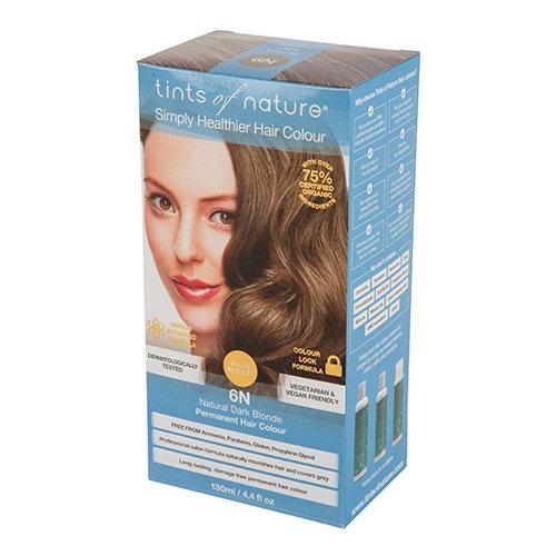 Tints Of Nature Hårfarve 6N Mørkeblond - 120 Ml