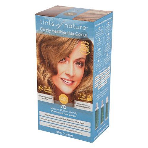 Tints Of Nature Hårfarve 7D Medium Golden - 120 ml