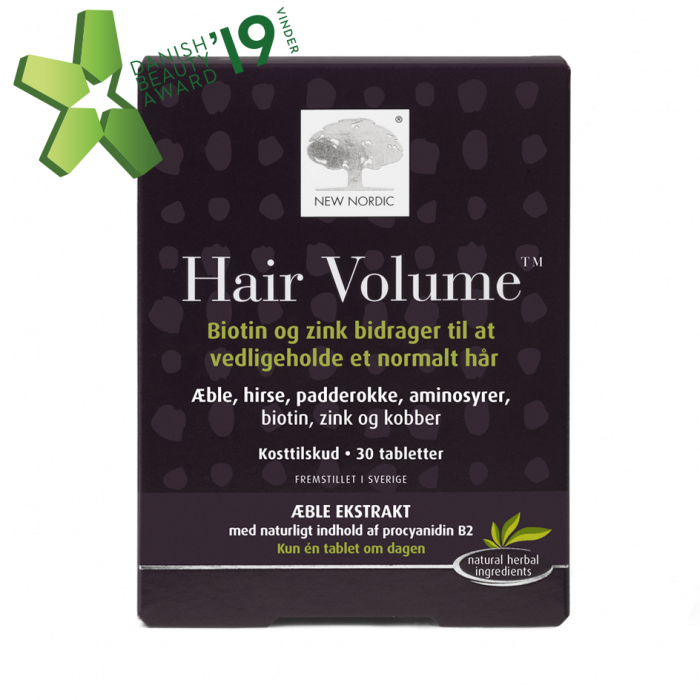 New Nordic Hår Volume 30 Tabletter - Styrk dit hår!