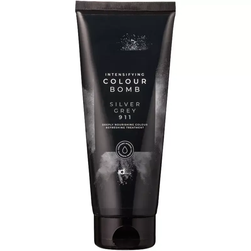 Idhair Colour Bomb 200 Ml - 911 Sølvgrå Hårfarve