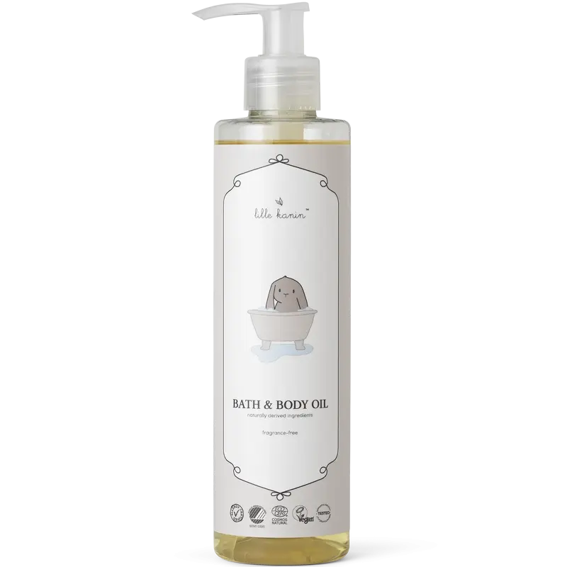 Lille Kanin Bad- og Kropsolie 250 Ml - Mild til Babyhud