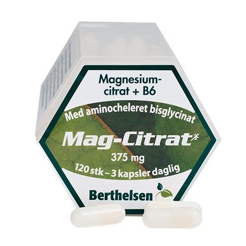 Vegansk Magnesiumtilskud fra Berthelsen - 120 Kapsler