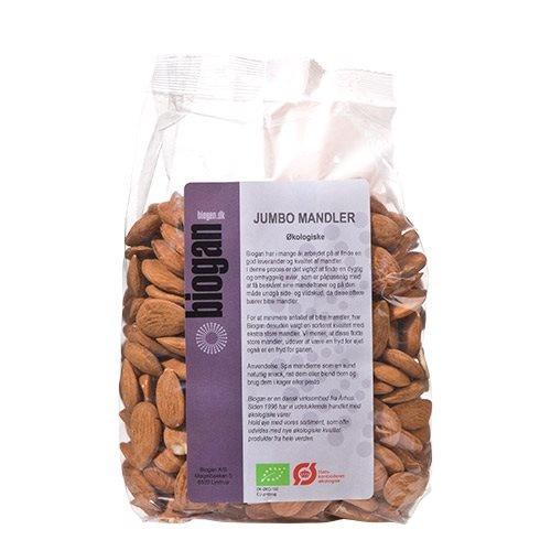 Økologiske Mandler fra Biogan - 500 Gram, Aromatiske Nødder