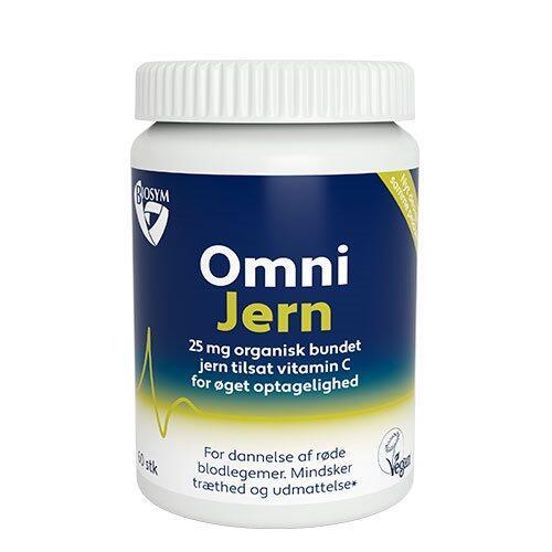 Omnijern 60 Kapsler - Jern med Vitamin C for Sundhed