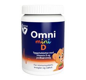 Omnimini Vitamin D Tyggetabletter - 90 stk. til børn
