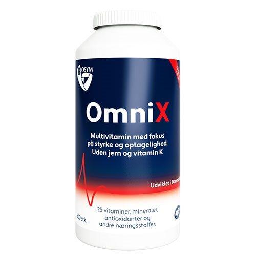 Omni X Multivitamin Uden Jern og K Vitamin - 300 Tabletter