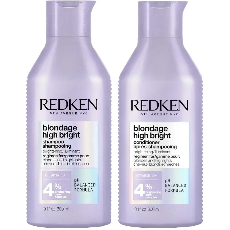 Redken Blondage High Bright Shampoo & Conditioner 2 X 300 Ml