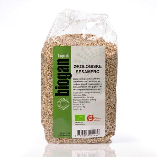 Økologiske Sesamfrø - 500 Gram fra Biogan