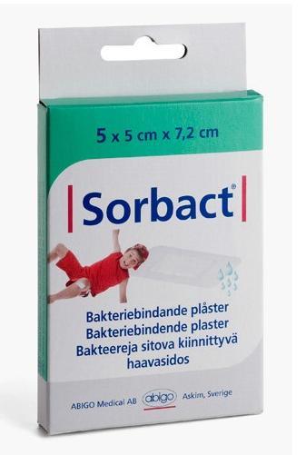 Sorbact Plaster 5 x 7,2 cm - Beskyt dit sår effektivt