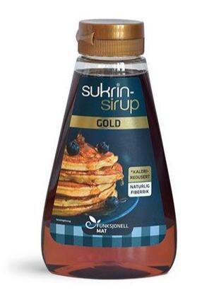 Sukrin Sirup Gold 450 Ml - Perfekt til Desserter og Pandekager