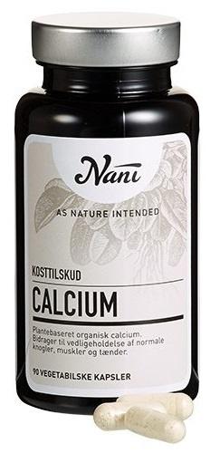 Nani Calcium 90 Kap - Organisk Kosttilskud til Knogler