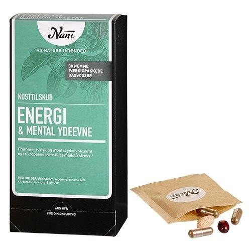 Nani Energi Mental Ydeevne Helsepakke - 30 Dagsdoser