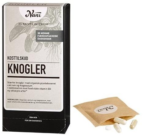 Nani Knogler Helsepakke med Calcium, Magnesium, D3 - 30 Br