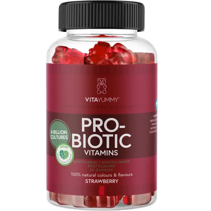 Vitayummy Probiotiske Vingummibjørne - 60 stk.