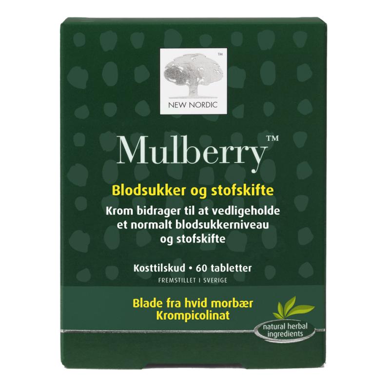 New Nordic Mulberry Bull - 60 Tabl til blodsukkerbalance