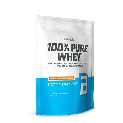 Biotech 100 Pure Whey Protein Pulver - Salted Caramel 454g