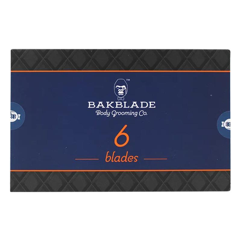 Bakblade 2.0 Barberblade - 6 Stk til Glat Barbering