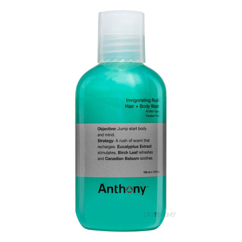 Anthony Logistics Forfriskende Hår- og Bodywash 100 Ml