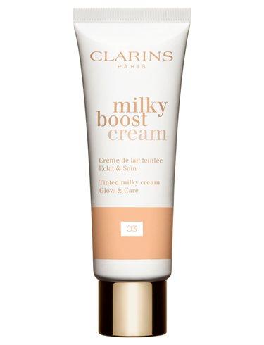 Clarins 03 Milky Boost Cream - Farvet Dagcreme 45 Ml