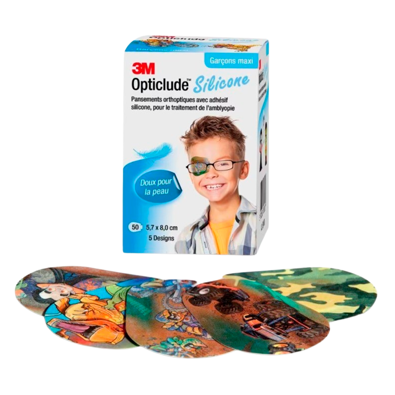 3M Opticlude Maxi Skeleplastre til Børn - 50 Stk