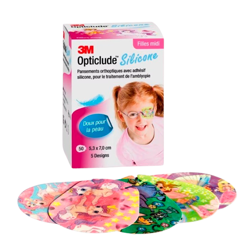 3M Opticlude Skeleplastre Midi - 50 stk til behandling