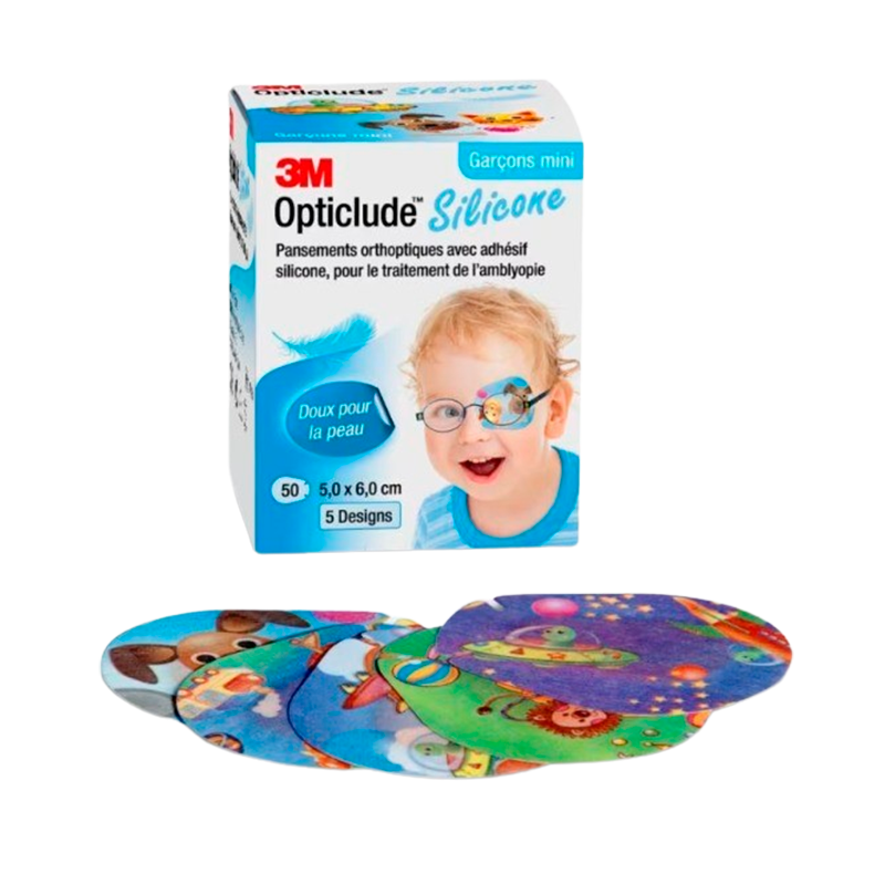 3m Opticlude Skeleplastre Mini   5 Cm X 6 Cm  50 Stk