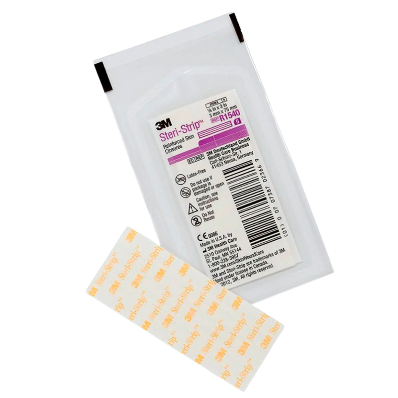 3m Steri Strip Forstærket Tapesutur   3 Mm X 75 Mm  1 Stk