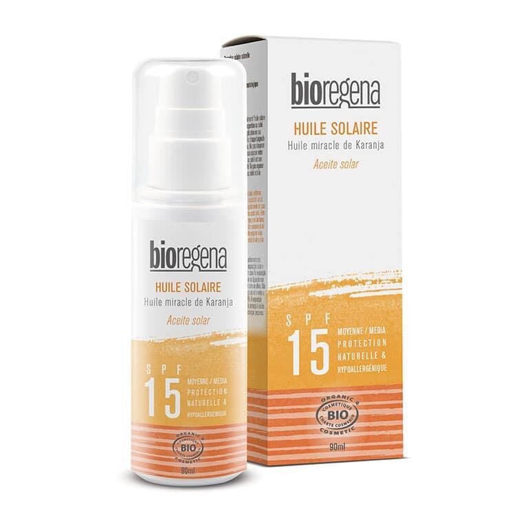 Bioregena Solbeskyttelsesolie SPF15 - 90ml til Kroppen