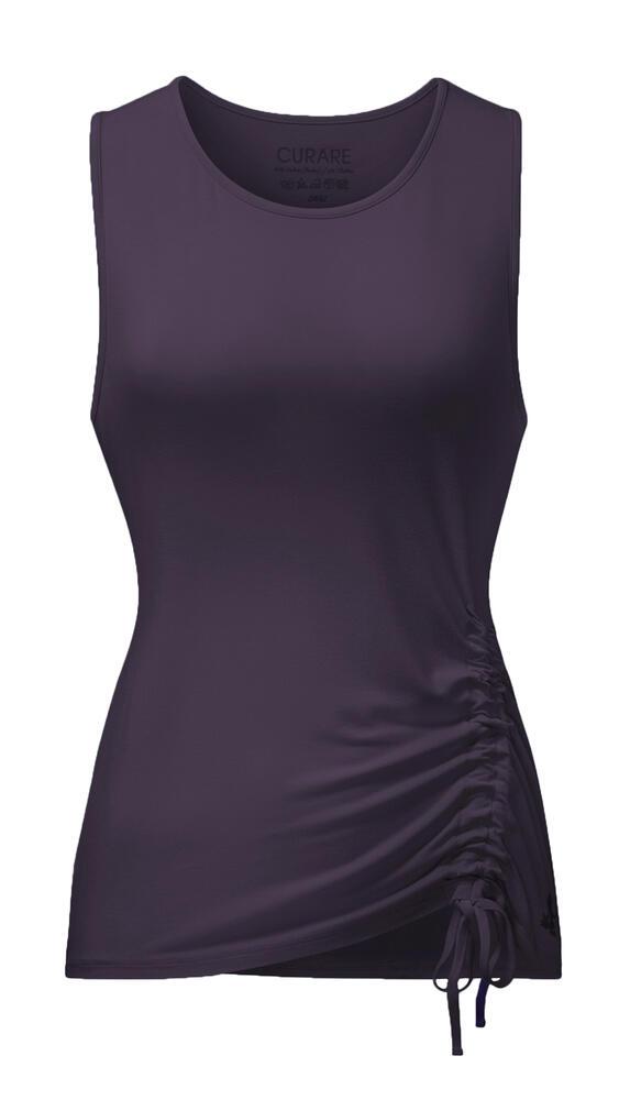 Curare Flow Tank Top Cord 9224 i Mørk Aubergine - Yoga!