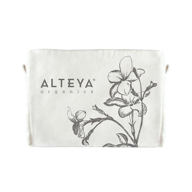 Alteya Organics Kosmetikpung i Hvid med Jasminblomst