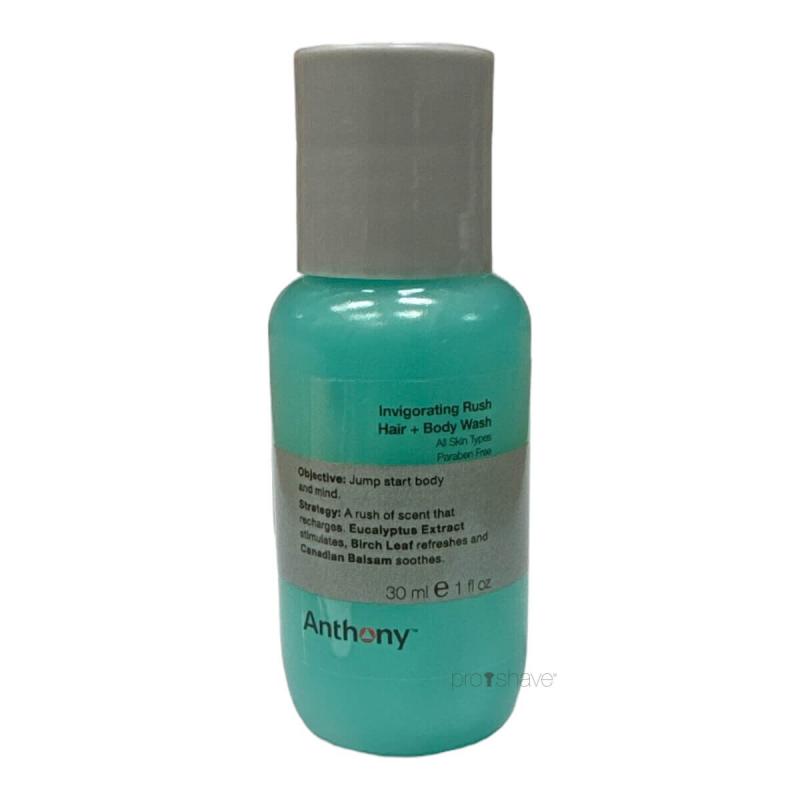 Anthony Logistics Forfriskende Hår- og Bodywash 30 Ml